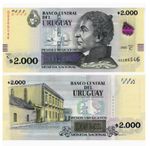 Uruguay 2000 Pesos Uruguayos 2020 P 99 b UNC NEW Banknote