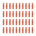 Archery Arrow Nocks 6.2mm 0.244", 40 Pack Insert Arrow Nock, Orange