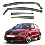ISPEED Wind Deflectors for VW Polo MK5 2009-2017 5-Door Hatchback 4pc Set Visors