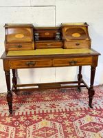 Edwardian Walnut Carlton House Desk
