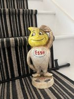 Rare Vintage 15”large Esso Andy Slick Cast Iron Bank -Cannon Coseley Marked