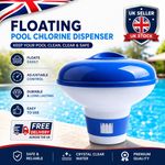 Floating Chemical Dispenser Hot Tub Swimming Pool Cleaning