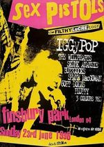 Sex Pistols, 70's Iconic Punk Band, Tour poster,  Awesome, Fridge magnet