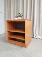 Vtg Mid Century Small Media Bedside Cabinet Scandinavian Danish Style Retro R207