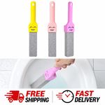 PUMICE Stone Toilet Brush Household Toilet Bowl Cleaner Limescale Stain Remover.