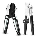 Heavy Duty Stainless Steel Tin Can Opener Cutter Easy Comfy Handle Grip Kitchen