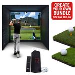 SimSpace Golf Simulator Create Your Own Golf Enclosure Man Cave Sim Room Setup