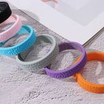 4pc Silicone Luggage Wheel Covers Silent Caster Shoes Suitcase Wheels Protector