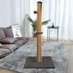 74CM TALL LARGE CAT SCRATCHING POST STRONG NATURAL SISAL POLE HEAVY DUTY BASE UK