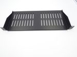 1U 200mm DEEP BLACK RACKMOUNT SHELF FOR 19 INCH RACK Racks AV racks Cabinets 