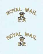 Dinky 260 Morris J Van | ROYAL MAIL | Transfer/Decal