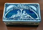 Collectable Farrah's of Harrogate Art Nouveau Vintage fudge tin empty hinged box