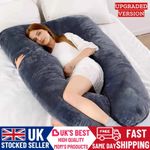 Pregnancy Pillow 57" U Shaped Soft Cushion Maternity Support for Pregnant Women