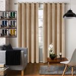 Thick Thermal Velvet Blackout Curtains Eyelet Ring Top Fully Lined Ready Made UK