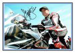 464) x3 john mcguinness isle of man tt signed a4 photographs REPRINTS ####