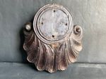 OLD VINTAGE HAND CARVED OAK WOODEN SWITCH.LAMP. BULB WALL HANGING BASE BOARD