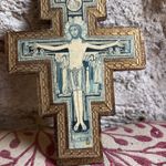 San Damiano Cross Crucifix Printed Icon Christ Crucifijo Catholic Cruz