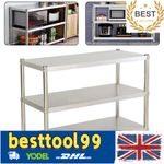 Stainless Steel Work Table Commercial Catering Table Kitchen Prep Table 80X40CM