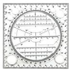 Multifunctional Circle Drawing Template, Geometric Drawing Tool, Measuring5424