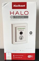 Kwikset Halo Touch Fingerprint Smart Lock - Satin Nickel WiFi BRAND NEW *SEALED*