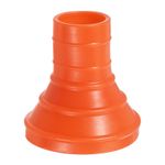 Golf Ball Retriever Rubber Golf Ball Suction Cup Grabber Orange