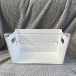 Hoover Lower Freezer Drawer HBCP3150/1KD Clear/White Plastic Bin