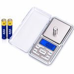 Digital Pocket Scales 0.1g 500g | Jewellery Gold Gram Weighing | Mini Precision