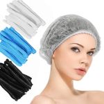 ✅100‑1000 Pack Disposable Mob Caps White Black Blue Hair Nets Catering Salon UK