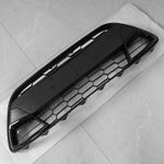 GLOSS BLACK ASIAN STYLE HONEYCOMB FRONT BUMPER GRILLE FOR FORD FIESTA MK7 08-13