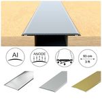 DOOR FLOOR THRESHOLD SELF-ADHESIVE ANODISED ALUMINIUM BAR EDGE TRIM 30mmx930mm