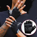 Weight Lifting Gym Gloves for Men & Women Half Finger Training Fitness Gloves