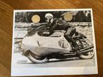 1957 Isle of Man TT Races Bob McIntyre Gilera  Photograph 10" x 8 "