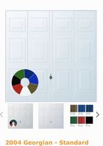 New White Hormann Georgian Up & Over Garage Door