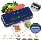 Vacuum Food Sealer Automatic Vacuum Sealer Dry Wet Pack Machine Free Bag Roll