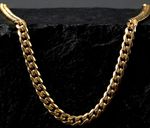 Heavy Men's 14k Gold Stamped Plated Miami Cuban Link Chain Necklace 20inches 5MM