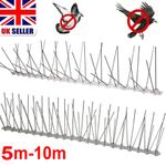 10M 5M Pigeon Bird Spikes Metal Wall Fence Deterrent Anti Perch Control Repeller