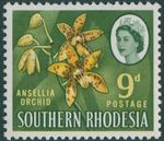 Southern Rhodesia 1964 SG98 9d Orchid MLH