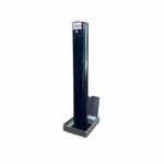 Ramco 600R Black Driveway Security Post Vehicle Anti Theft Telescopic Bollard