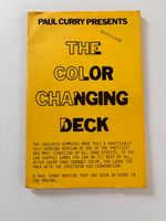 Paul Curry Color Changing Deck included gimmicks for effect