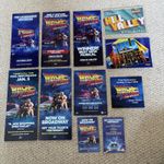 Back To The Future Musical Leaflets German UK USA, 2 Postcard London Marty Doc