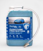 Puncture Safe Tyre Sealant 5 Litre DIY Kit, with new pump.