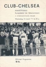 BRUGGE v Chelsea (Cup Winners Cup) 1970/1971