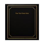 Personalised Text 5 x 7 Large Slip In Memo Premium Photo Album For 120 Holds