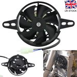 12V 4" Motorcycle Engine Electric Radiator Cooling Fan For Dirt Bike Motocross