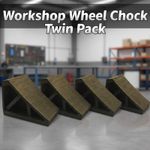 Rubber Wheel Chocks Set 4 Piece 2.9kg Vehicle Safety Support Class 4 7