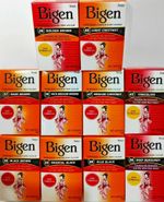 Bigen Permanent Powder Hair Dye Colour (10 Pack) UK Seller 6g - 100% ORIGINAL