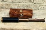 Brass Telescope Antique Vintage 10Inch Hand Extending Old Naval Victorian Pirate