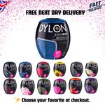 Dylon Washing Machine Fabric Dye Pod 350g for Clothes 1pk, 2pk or 3pk