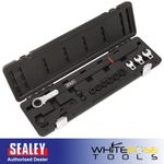 Sealey Extended Reach Ratchet Action Auxiliary Belt Tension Tool Kit VS791