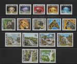 ZIMBABWE 1980 DEFINITIVE SET  (GEMSTONES/WILDLIFE/WATERFALLS) SG 576-590 MNH